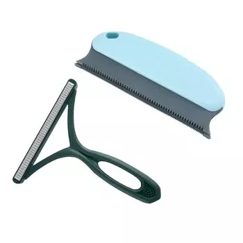 Samcos Набор для удаления комков шерсти для кошек и собак. Можно использовать как для кошек, так и для собак. Не повредит таблетка для удаления шерсти домашних животных. Удаляет волосы на 2, Удаляет,