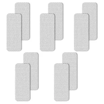 Samcos Reflective Stickers, 3.1 x 1.2 inches (8 x 3 cm), For Bicycles and 10 sheets