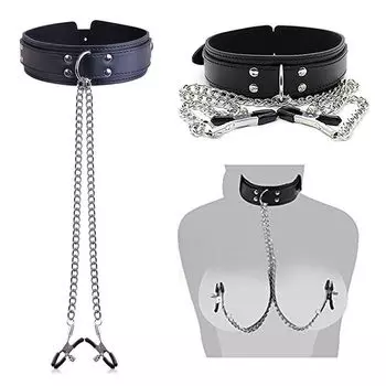 Samcos SM Ошейник SM Соска Клипса Металлическая Цепь Зажим для Сосков Регулируемые Игрушки для Взрослых SM Товары SM Косплей