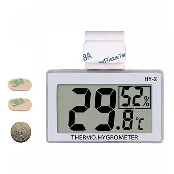 SAMCOS Temperature and Reptile Temperature and Humidity Can also be used for HD with Reptile Breeding For Baby Flower Small Battery included