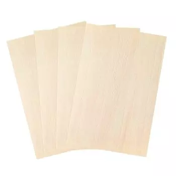 Samcos Ультратонкий деревянный DIY 300 мм x Толщина Набор деревянных листов Craft Ultra Ультраудобный для скульптуры и искусства Дерево, Доска, Ремесла, 200 мм, 1,5 мм,
