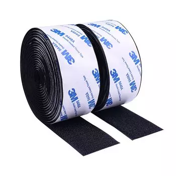 Samcos Zipper Strong Magic Strong Adhesive Heat Screen Set of Black 30mm x Длина Ленты, Лента, Двусторонняя Лента, Подложка, Мужская/Женская, Устойчивая,