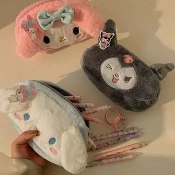 (Доставка в тот же день) Daoni Shop Sanrio пенал-мешочек, 1 штука, булочка с корицей