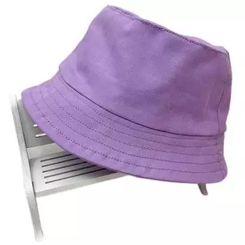 Same Style As Celebrities Miniature Bucket Hat Cute Cotton Doll Hat Mini Panama Hat Girl s Toy purple-for 10cm doll