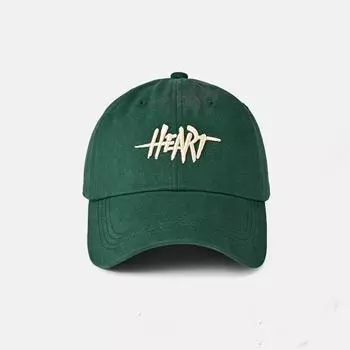 Same Style as Wang Yibo Wide Brim Baseball Cap Peaked Cap Female 2025 Internet Hot New Face-Looking Small Couple s Pair Dark green One size