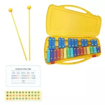 Samik Musical Instruments Ксилофон NSX-N27, 27-е издание, Желтый(NSX-N27Y) Корейские популярные игрушки