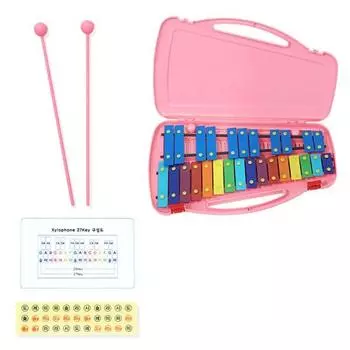 Samik Musical Instruments Ксилофон NSX-N27, 27-е издание, розовый (NSX-N27P), Товары для корейских игрушек