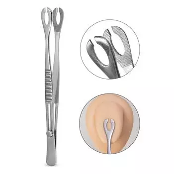 Самоблокирующиеся пинцеты для пирсинга, кольца для ушей, губ, инструменты, инструменты из хирургической стали, инструменты для пирсинга носа и языка 1