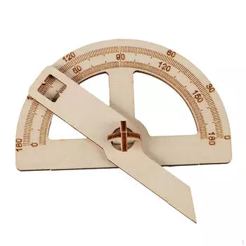 Самодельная угловая линейка с делениями 0-180 градусов, обучающая игрушка, наборы для изучения физики и науки для детей