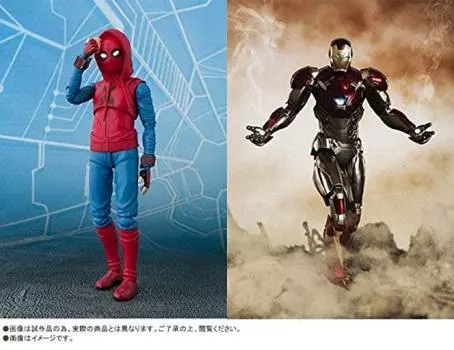 Самодельный костюм Железный человек Марк 47 SHFiguarts Человек-паук (Возвращение домой) увидеть. &
