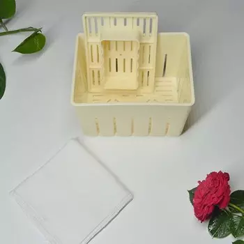 Самодельный пресс для тофу, кухонные принадлежности для самостоятельной готовки, коробка для пресса для тофу, 1 комплект, пластиковая коробка для форм 14*10*9.5cm