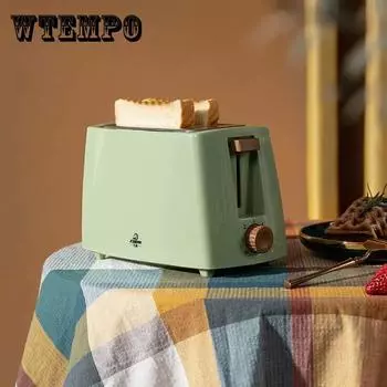Самодельный тостер, хлебопечка для завтрака, автоматический нагрев, многофункциональная мини-машина для выпечки, устройство для легкой еды, устройство для приготовления омлета, сэндвичница розовый