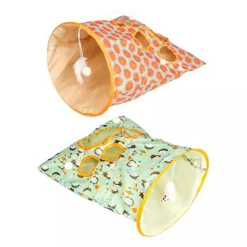 Самоинтерактивные игрушки для кошек с плюшевыми шариками, интерактивные забавные игрушки для домашних животных, аксессуары # зелёный