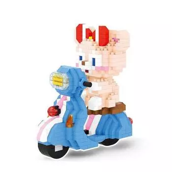 Самокат Nanoblock Blue Bear 716 деталей (PCS)