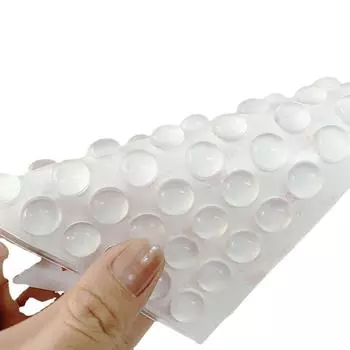 Самоклеящаяся дверная пробка, резиновый демпфер, буфер, бамперы для шкафа, силиконовые мебельные накладки, защитные накладки для подушек 50 pcs