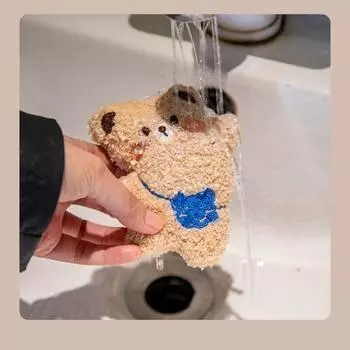 Самоклеящаяся дверная ручка-фиксатор Little Bear Ручка-бампер для холодильника белый