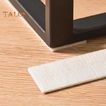 Самоклеящаяся фетровая защитная накладка на ножки стула, шапки, защитная крышка для пола, немая мебель, ножки стола, противоскользящие белый