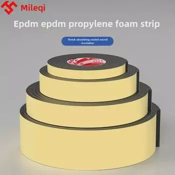 Самоклеящаяся губчатая уплотнительная лента из вспененного EPDM для герметизации шкафов и электрических коробок 10mm wide*2 meters long*5mm thick