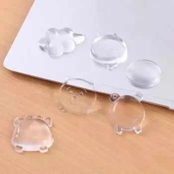 Самоклеящаяся износостойкая накладка для предотвращения столкновений, практичная мультяшная силиконовая дверная ручка, защитная заглушка для бампера