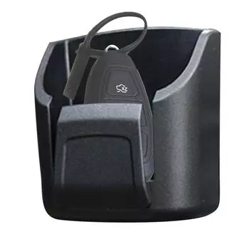 Самоклеящаяся коробка для ключей от автомобиля, небольшая многоразовая коробка для хранения на приборной панели автомобиля с задней самоклеящейся основой, экономящая место, многофункциональная, для небольших предметов france