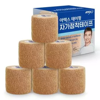 Самоклеящаяся лента ARTEX, 6 рулонов (1 пакет) - Одобрено корейской звездой футбола Ли Дон Гуком