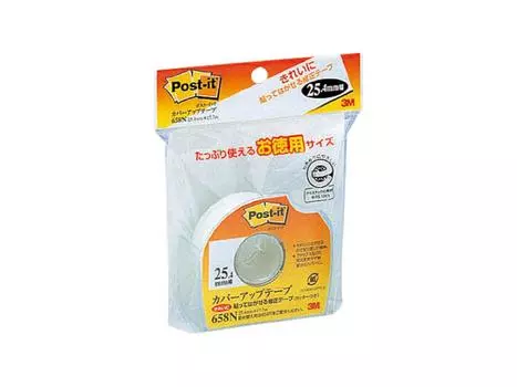 Самоклеящаяся лента Copper Up Tape Value с резаком x 658N Post-it 25,4 мм 17,7 м белый