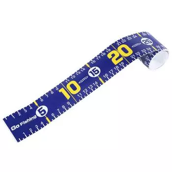 Самоклеящаяся линейка для рыбы, водонепроницаемая наклейка, рыболовная измерительная лента, наклейка для рыболовной лодки, каяка, сети, простота в использовании 2