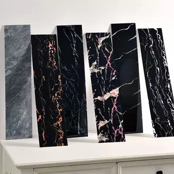 Самоклеящаяся линия плинтуса с мраморным зерном, линия талии, домашний декор, угловые обои