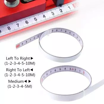 Самоклеящаяся метрическая лента серебряная виниловая линейка для швейной машины наклейка