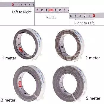 Самоклеящаяся метрическая рулетка для измерения угла наклона, линейка с липкой основой, метрическая рулетка, нержавеющая линейка