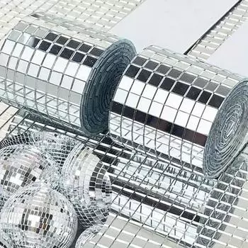 Самоклеящаяся мозаика, трехмерная акриловая наклейка на стену, креативные наклейки «сделай сам», украшение дома серебряный