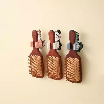 Самоклеящаяся мультяшная клипса для швабры Настенная полка для хранения швабры Настенный держатель для швабры для ванной комнаты Dinosaur