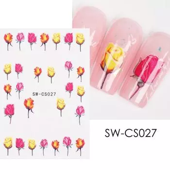 Самоклеящаяся наклейка для ногтей с сильной липкостью, креативный узор, потрясающий визуальный эффект, съемная наклейка для дизайна ногтей, клен фиолетовый