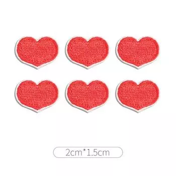 Самоклеящаяся наклейка на ткань «Любовь», наклейка с рисунком в форме сердца для мужской и женской одежды, детских брюк, сумок, отверстий, вышитых нашивок 1#