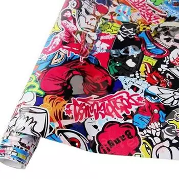 Листы стикеров с граффити для декорирования кузова автомобиля