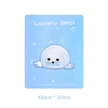 Самоклеящаяся наклейка с вышивкой в виде милого дельфина, наклейка на сумку для одежды, наклейка на ручную кладь, на футболку, брюки, дырку, наклейка на ткань, нашивка Hanhan loves freedom