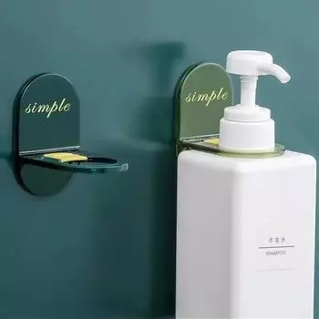 Самоклеящаяся настенная полка для бутылки шампуня, жидкое мыло, гель для душа, органайзер, крючок, держатель, вешалка для шампуня, аксессуары для ванной комнаты