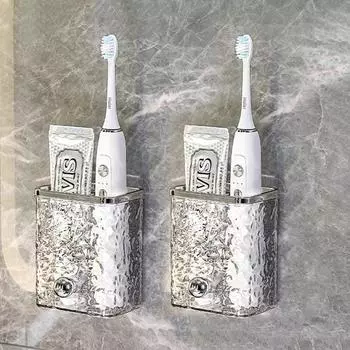 Самоклеящаяся настенная полка для ванной комнаты, гостиной, пластиковая прозрачный