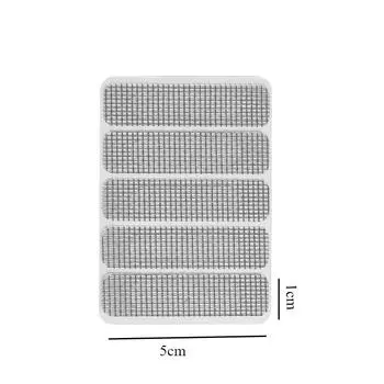 Самоклеящаяся оконная сетка, москитная сетка, ремонтная лента, заплатка, закрывающая отверстия, сетчатая наклейка, противомоскитная лента для окон, дверей, субсидий 1 sheet=5 stickers светло-серый