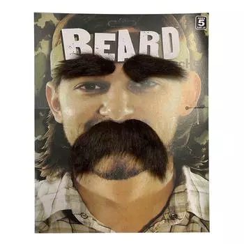 Самоклеящаяся поддельная борода, набор бровей, поддельная борода, новинка, борода для Хэллоуина, праздничная вечеринка, борода, театральное шоу A