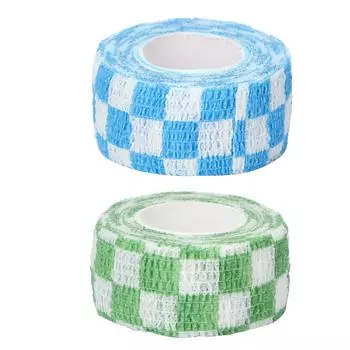 Самоклеящаяся повязка, износостойкая, против мозолей, сильная липкость, легкая защита пальцев Blue Grid