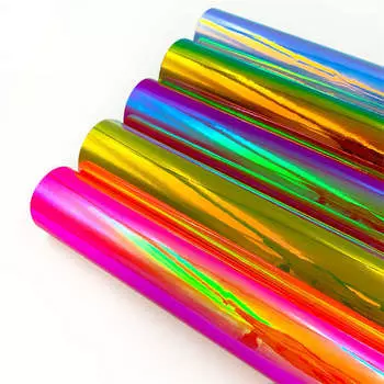Самоклеящаяся ПВХ цветная ирисовая задняя клейкая наклейка, меняющая цвет, голографическая виниловая пленка для рукоделия 30*25cm синий