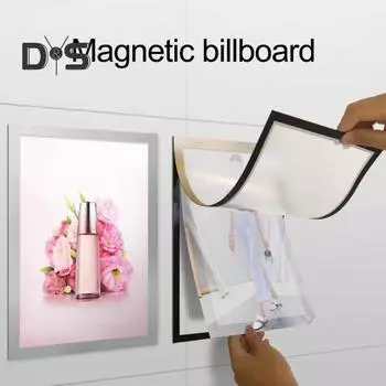 Самоклеящаяся рамка магнитный держатель для фотографий с прозрачной крышкой настенная рамка для постеров и документов A3 золотистый