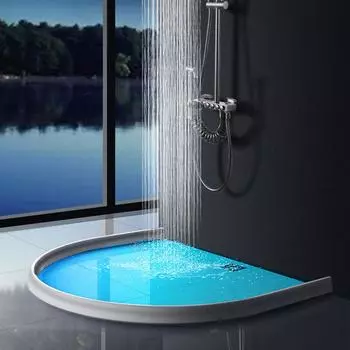 Самоклеящаяся силиконовая пробка для воды в ванной, водоудерживающая полоска, гибкая дверь в ванную, стиральная машина, барьер для душевой плотины 50cm серый