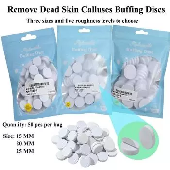 Самоклеящаяся сменная шлифовальная бумага для педикюра, полировка для удаления омертвевшей кожи, полировальный диск