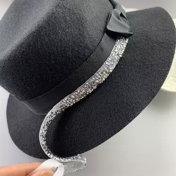 Самоклеящаяся смоляная полоска со стразами, грязная полоска из смолы, отделка, блестящая полоска, цепочка для украшения одежды своими руками, ручная работа античная латунь