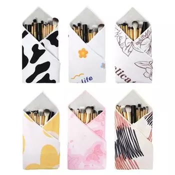 Самоклеящаяся тканевая косметичка, переносная защитная косметичка с принтом из мультфильмов, дорожный органайзер для H