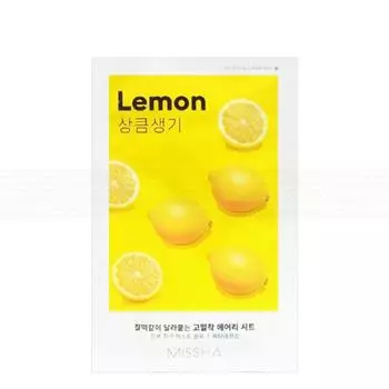 Самоклеящаяся тканевая маска Missha Airy, лимон, 1 упаковка, 1 шт.