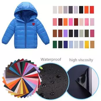 Самоклеящаяся тканевая наклейка «сделай сам», свободный крой, плащ, водонепроницаемые нашивки, куртка, ремонт одежды оранжевый