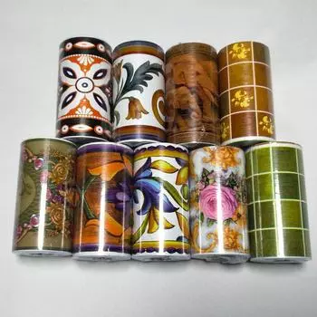 Самоклеящаяся водонепроницаемая наклейка на плитку для ванной комнаты Mula Castle 10cm*10m